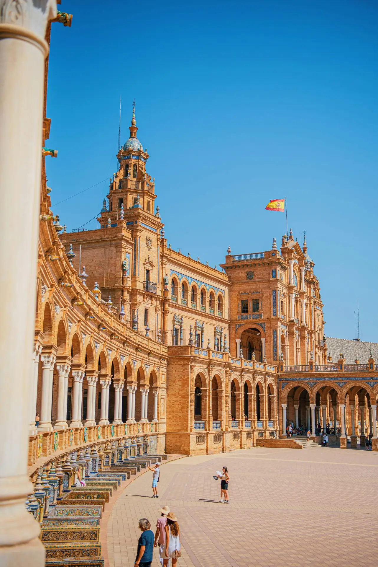 Spain without the crowds: Plaza de España in Sevilla, one of the eight Spanish cities to visit instead of Barcelona in 2026