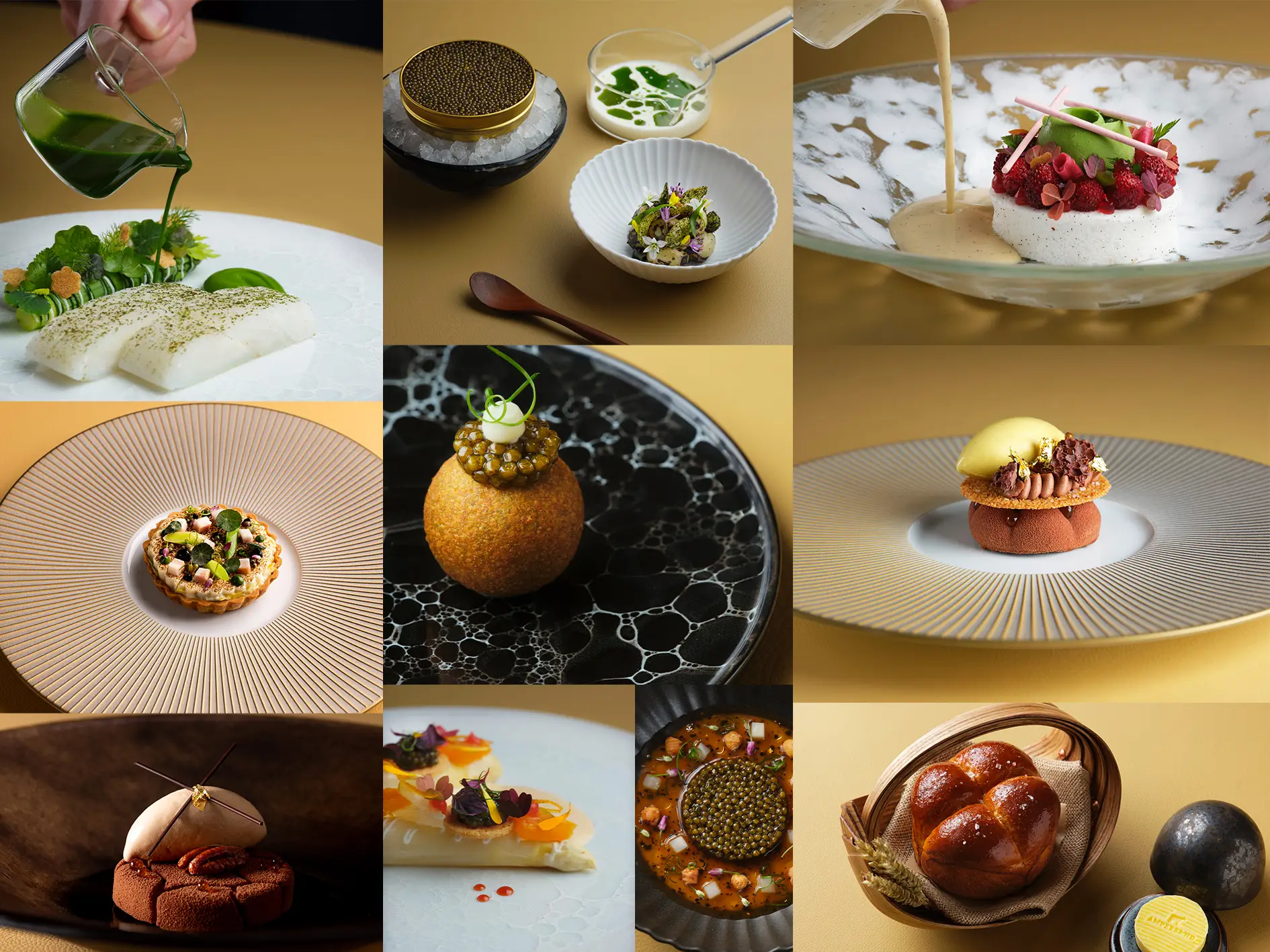 7 Best New Restaurants Worth Flying For in 2026 2 Best new restaurants 2026: nine signature dishes from Matt Abé's two-Michelin-star tasting menu at Bonheur in Mayfair, London, including caviar courses, white asparagus, and the bread course