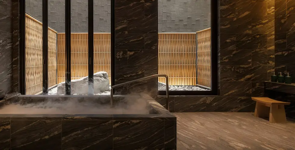 Capella Kyoto Review 2026: Inside Japan's Most Anticipated Luxury Opening 17 Private onsen bath at Capella Kyoto Auriga Spa with Hatoya Zuihokaku hot spring water