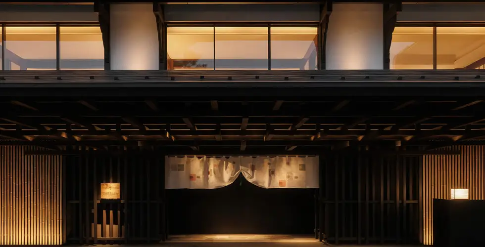 Capella Kyoto Review 2026: Inside Japan's Most Anticipated Luxury Opening 3 Capella Kyoto street entrance with traditional noren textile screen in Miyagawa-cho