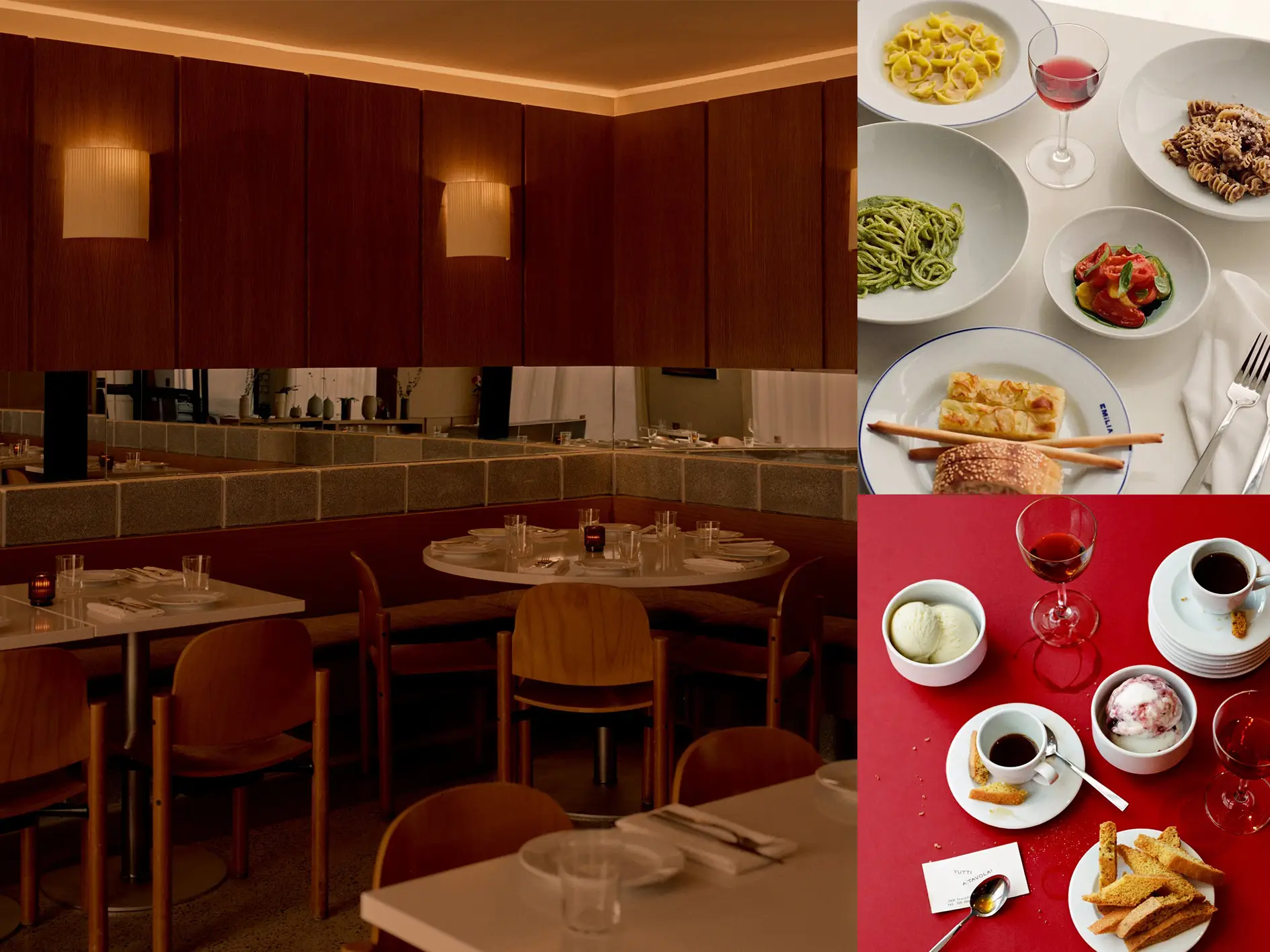 7 Best New Restaurants Worth Flying For in 2026 8 Dining room, pasta spread and dessert service at Emilia, Greg Vernick's new Philadelphia trattoria