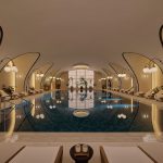 Best new hotels Europe 2026: Six Senses London spa pool with vaulted ceilings, the largest hotel spa in central London opened March 2026