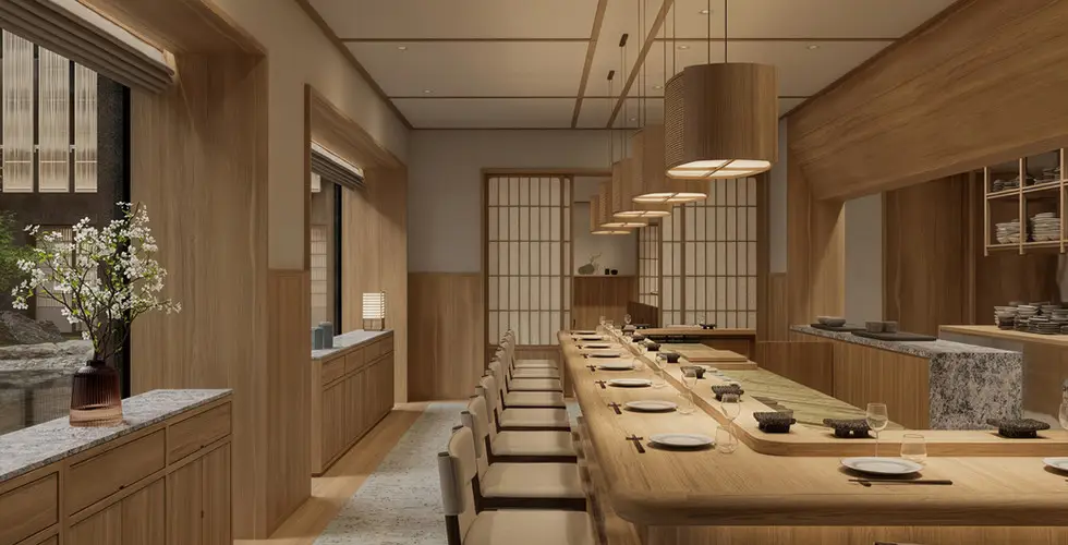 Capella Kyoto Review 2026: Inside Japan's Most Anticipated Luxury Opening 12 SoNoMa by SingleThread 12-seat counter restaurant interior at Capella Kyoto