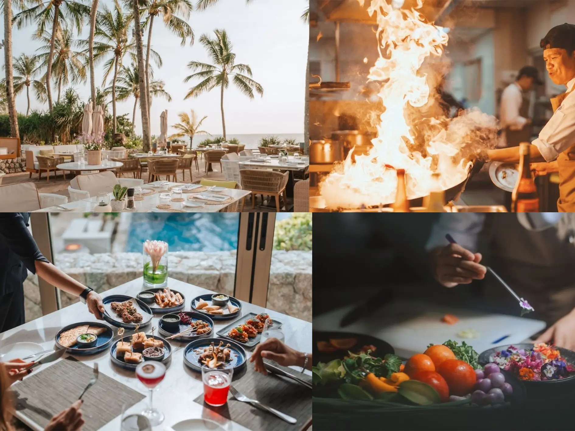 Farm-to-Table Luxury Hotels 2026: Inside Hospitality's Quiet Revolution 9 Trisara Phuket farm-to-table dining - JAMPA open-fire grill PRU Michelin Green Star Thailand