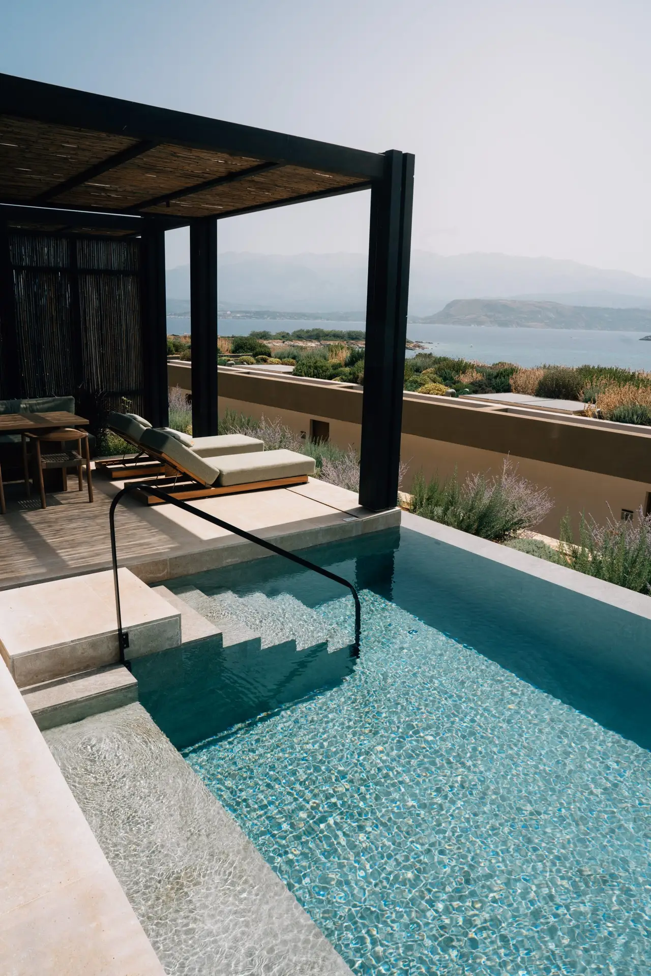 JW Marriott Crete Resort & Spa: The Complete Guide to Greece’s First JW Marriott 4 Private pool and pergola terrace of the Deluxe Suite at JW Marriott Crete, overlooking Souda Bay